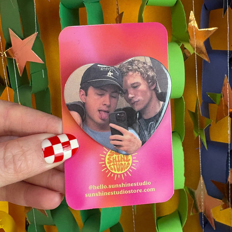 Mirror Selfie Heated Rivalry Button