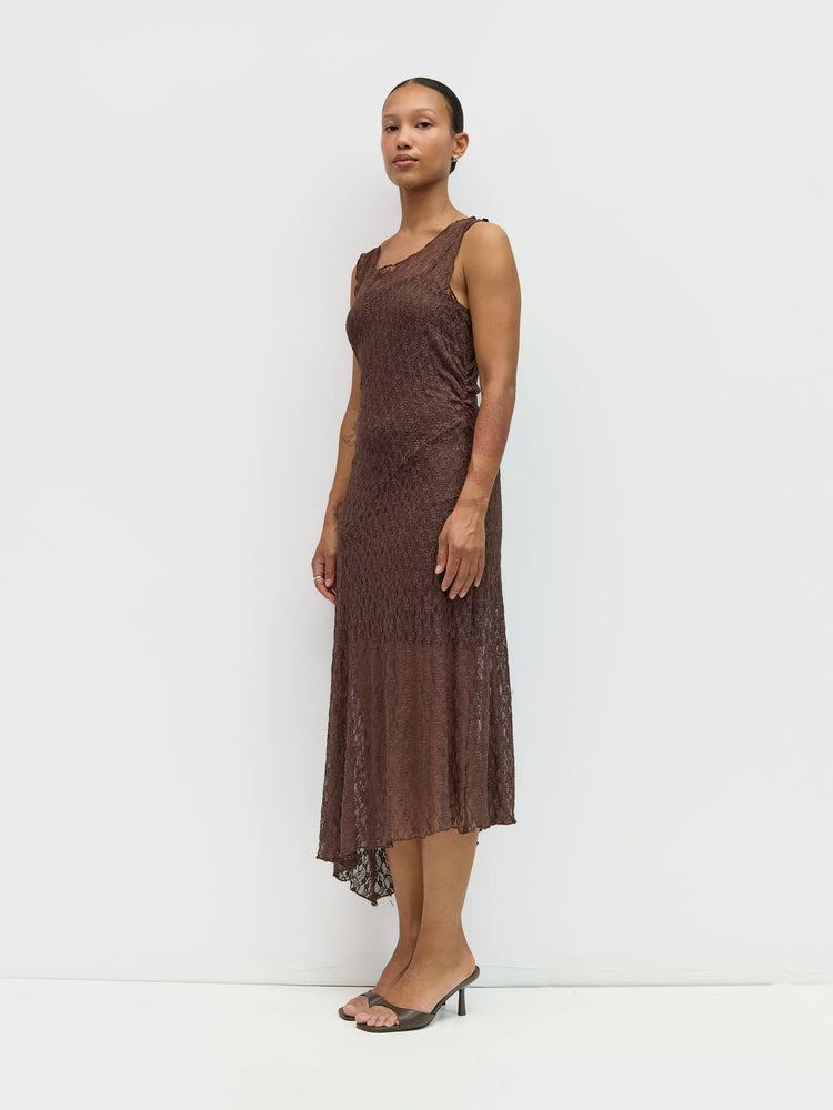 The Jaylin Dress Lace Midi Dress