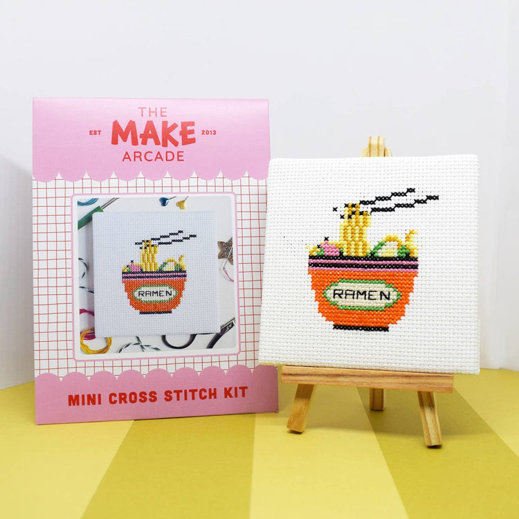 Ramen Mini Cross Stitch Kit