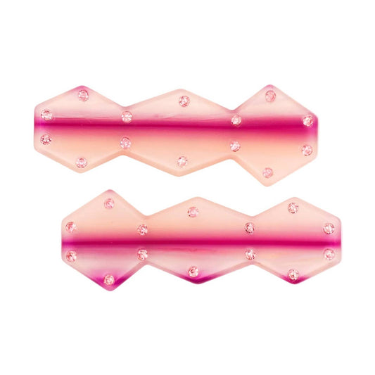 Vase Clips in Berry Stripes