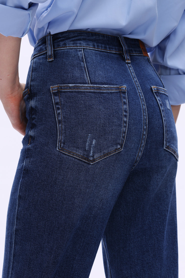 Bella High Rise Wide Leg Jeans