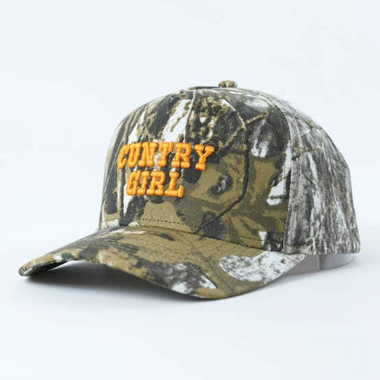 Cuntry Girl Embroidered Hat
