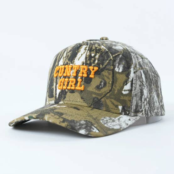 Cuntry Girl Embroidered Hat
