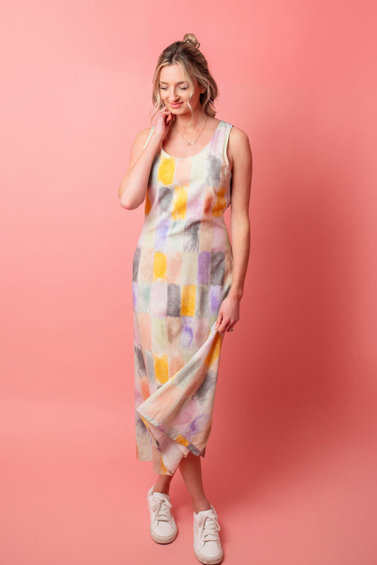 Petrichor Sleeveless Maxi Dress