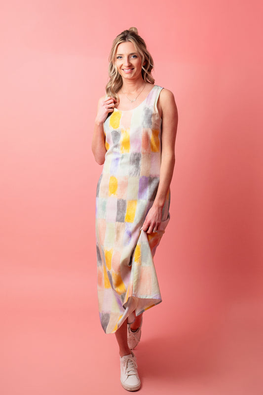 Petrichor Sleeveless Maxi Dress