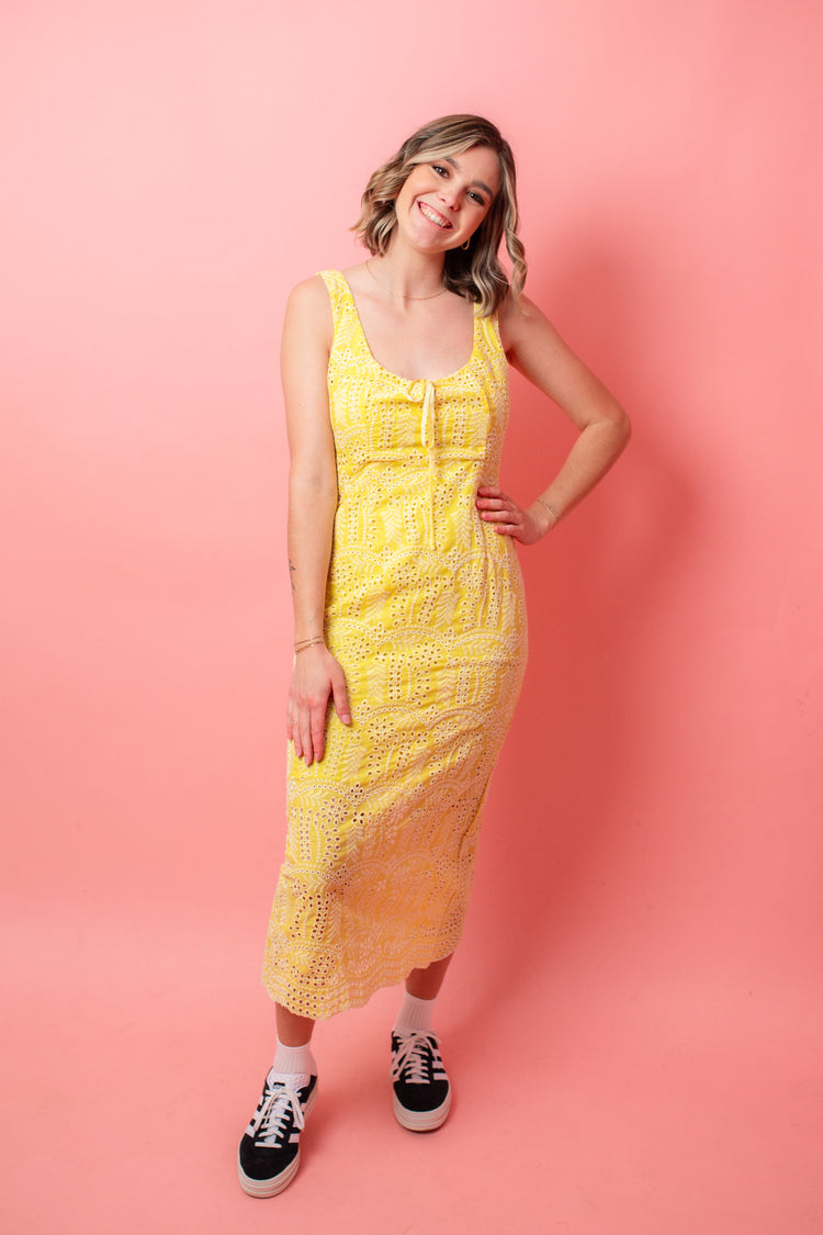 Lemon Drop Maxi Dress