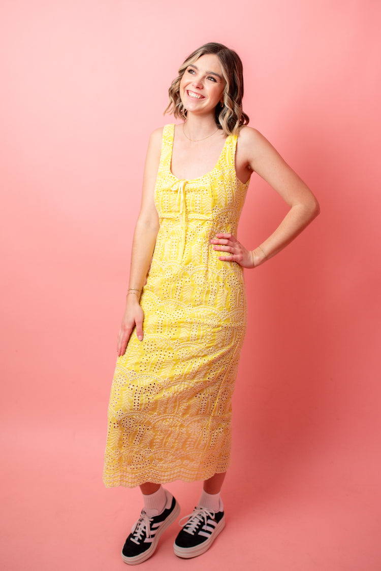 Lemon Drop Maxi Dress