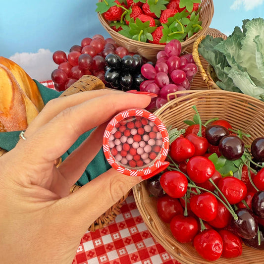 Strawberry Jam Match Jar