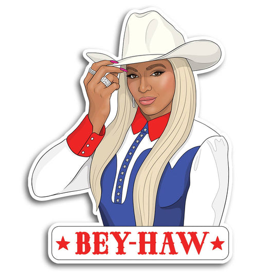 Cowboy Carter Western Die Cut Sticker
