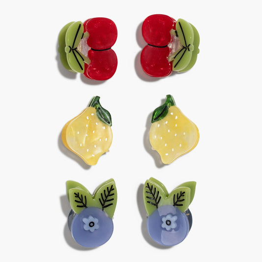 Micro Farmstand Favorites Hair Claw Clip Set