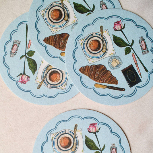 Good Morning! Coaster Set of 4