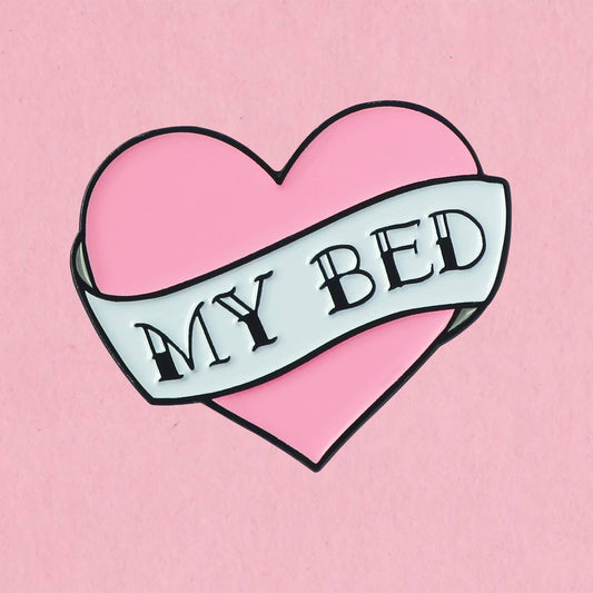 My Bed Enamel Lapel Pin