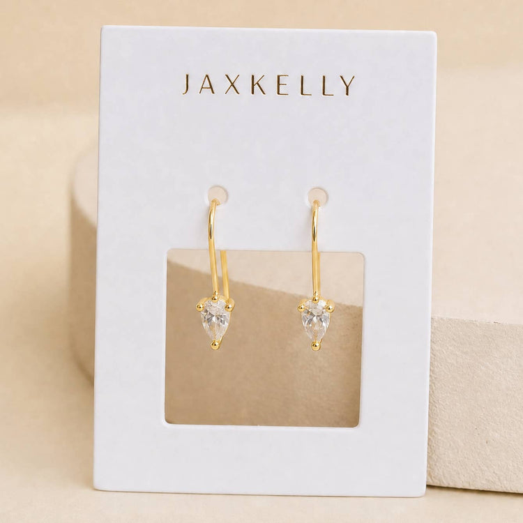 JaxKelly Dewdrop Mini Threader - White Cz