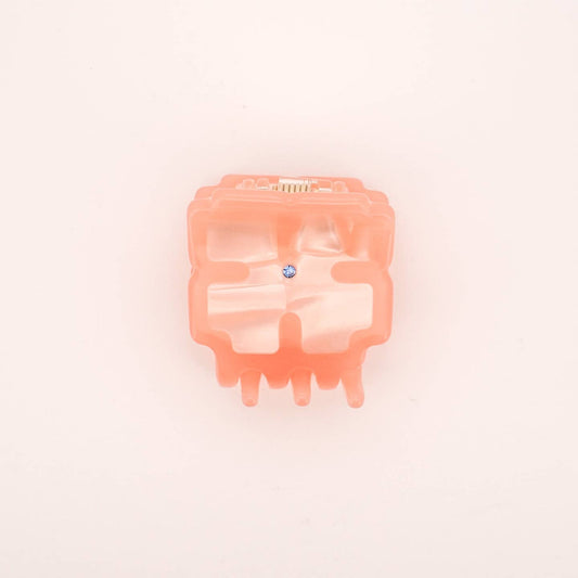 Bloom Hair-Claw in Pink & Orange