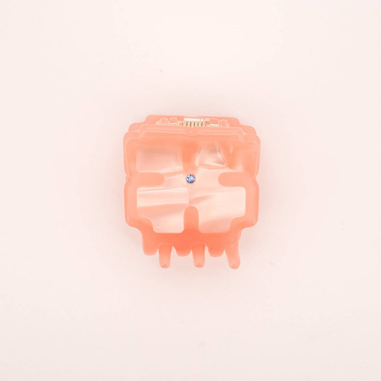 Bloom Hair-Claw in Pink & Orange