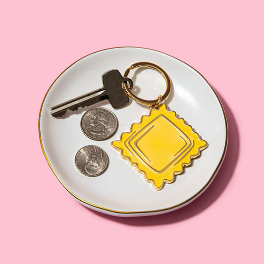 Ravioli PaRavioli Pasta Enamel Keychain Bag Charm