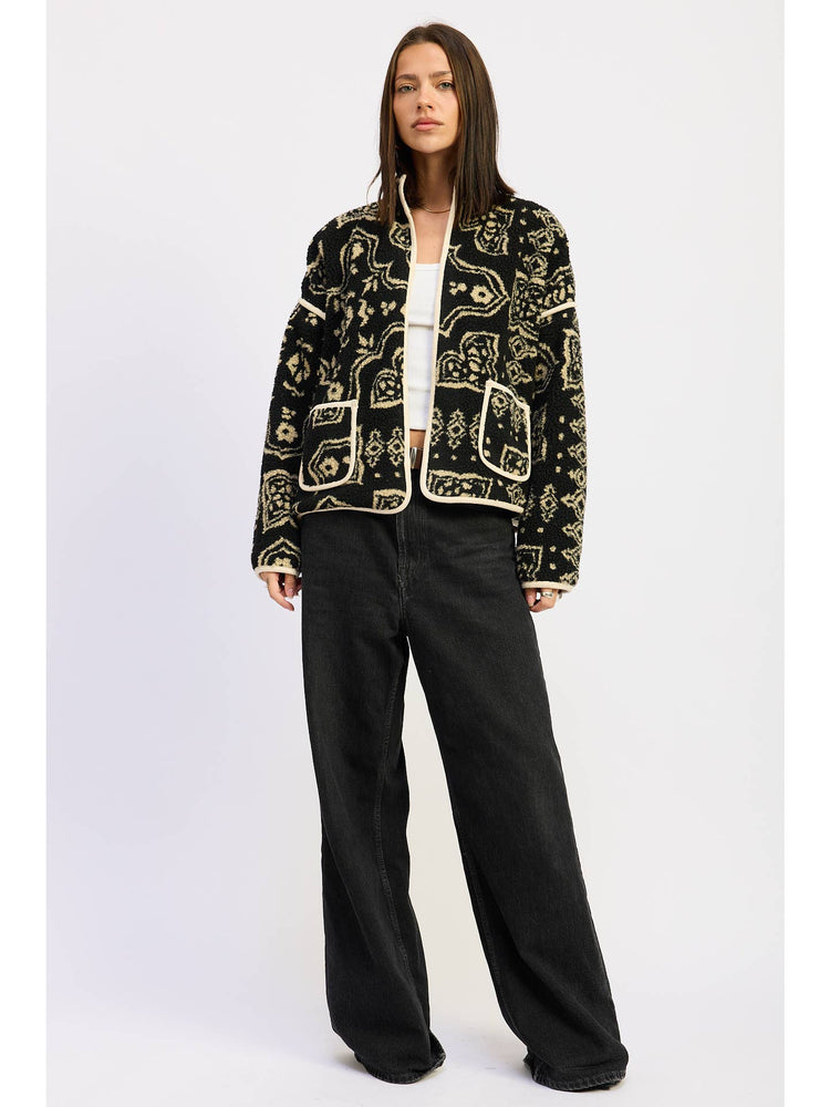 Paisley Sherpa Jacket