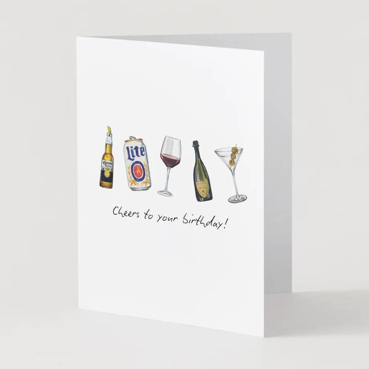 Cheers Birthday Card