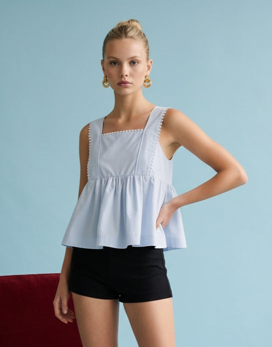 Sleeveless Babydoll Top