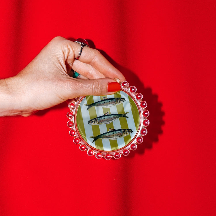 Striped Sardines Trinket Dish