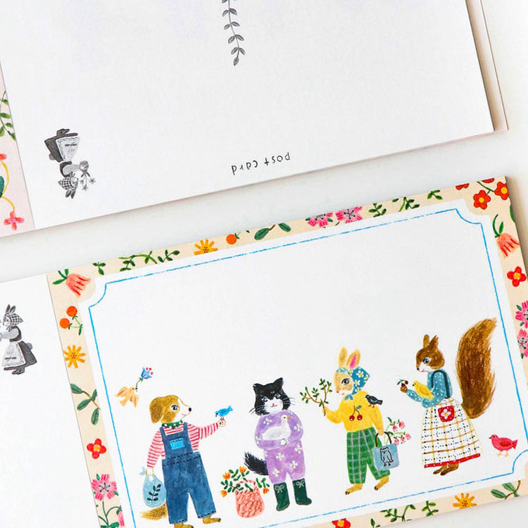 Little Fluffy Friends Postcard Set