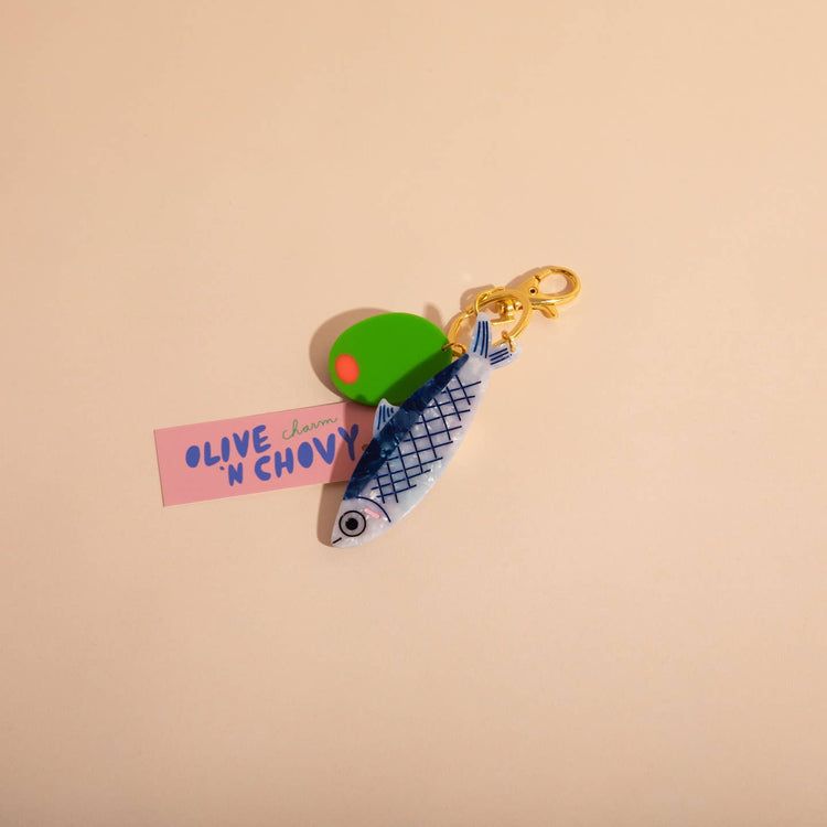 Olive N Chovy Bag Charm