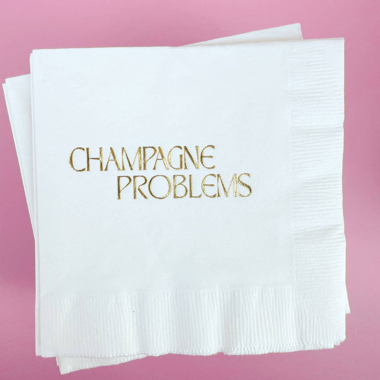 Champagne Problems Napkins