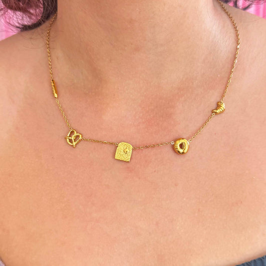Bread Charm Necklace