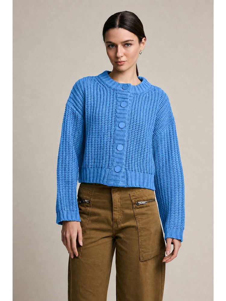 Chunky Knit Button Front Cardigan