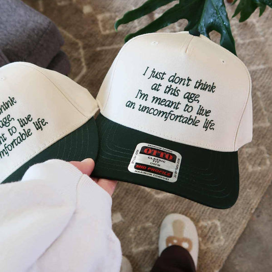 At This Age Embroidered Hat