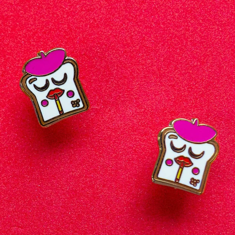 French Toast Stud Earring