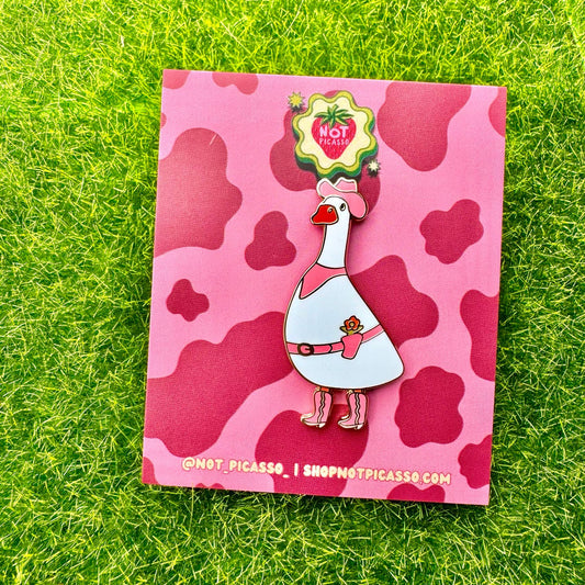 Dolly Goose Enamel Pin