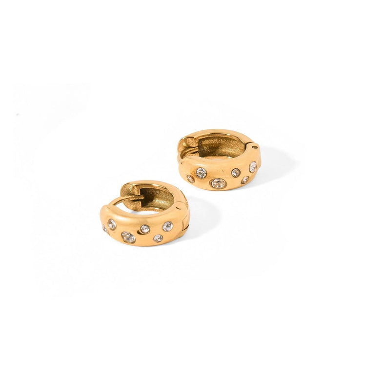 Hunter Huggie Earrings