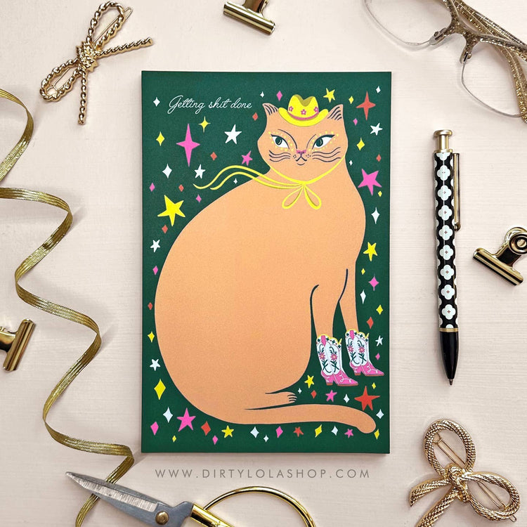 Yee Haw Cat Notepad