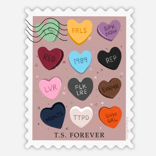 Forever Eras Stamp Sticker