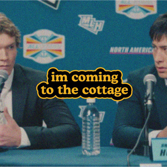 I'm Coming To the Cottage Enamel Pin