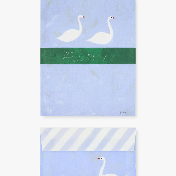 Swan in February Writing Set