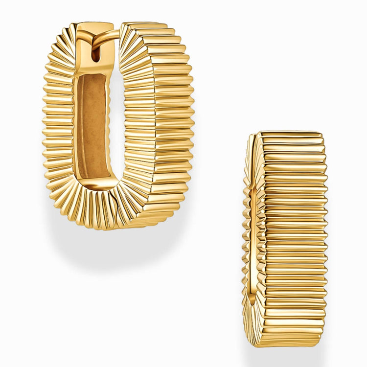 Elly Fluted Hoops