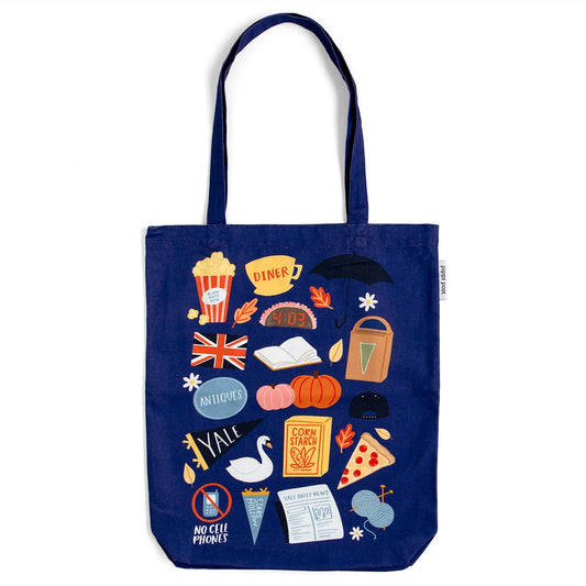 Stars Hollow Icons Canvas Tote Bag