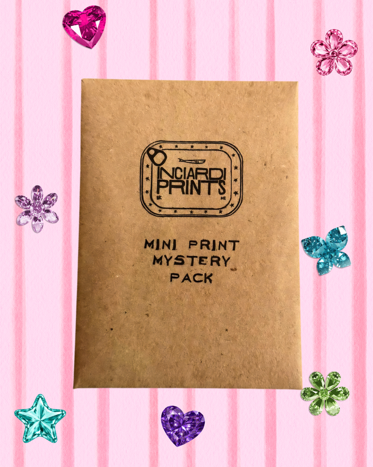 Inciardi Mini Print Mystery Pack GROUP 2 SHIPPING WEEK OF SEPT. 14TH