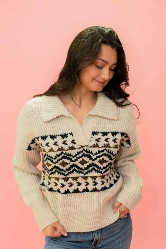 Thread & Supply Spencer Sweater in Aztec
