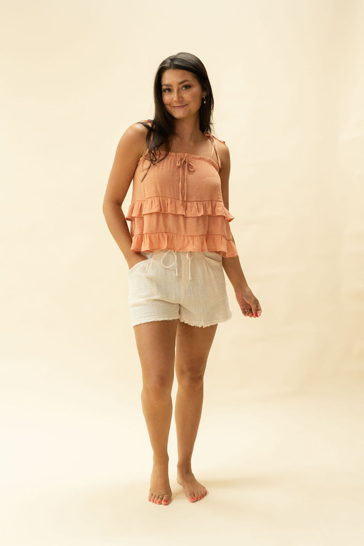 Ruffled Tiered Top