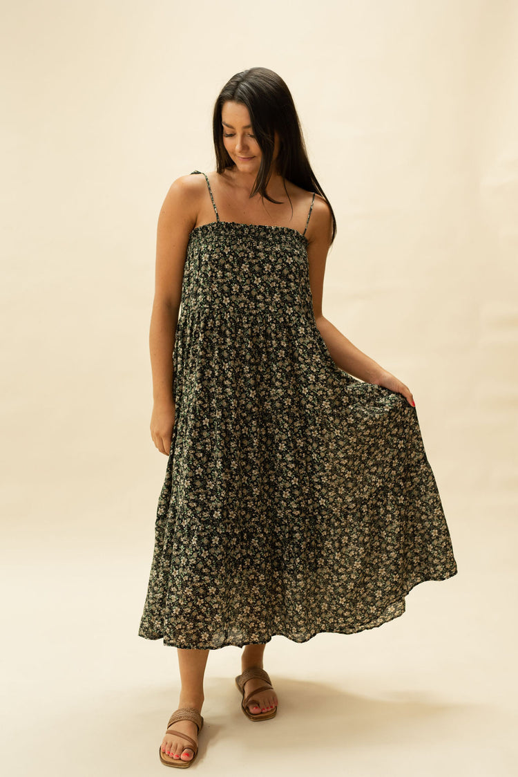 Black Floral Dress