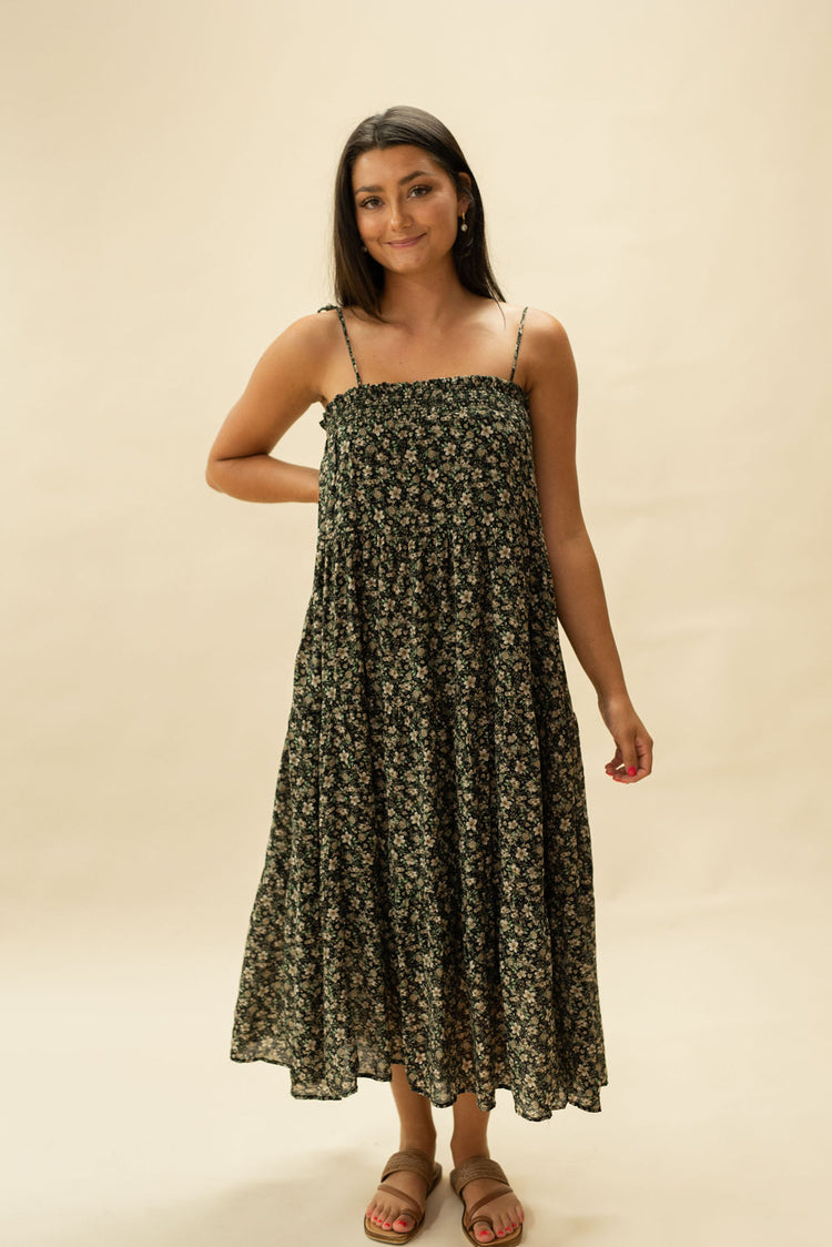 Black Floral Dress