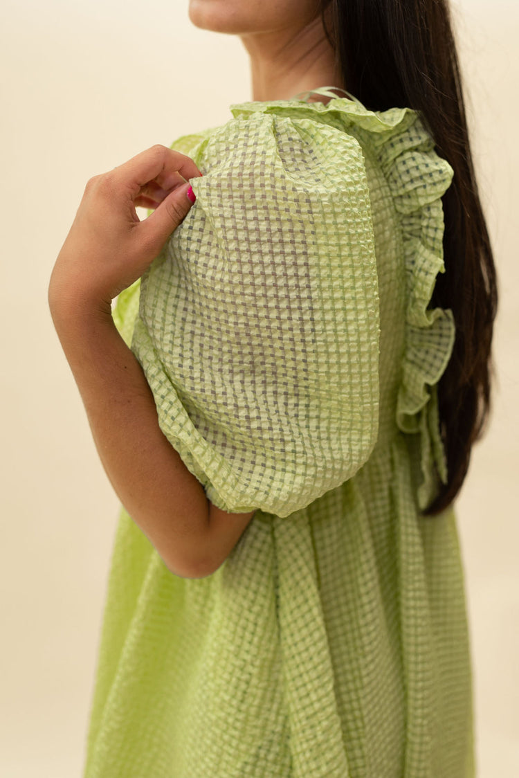 Apple Green Mini Dress
