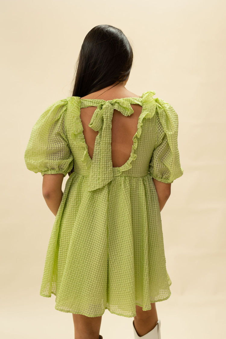 Apple Green Mini Dress