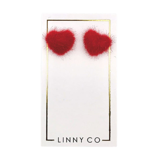 Amor Earrings in Red