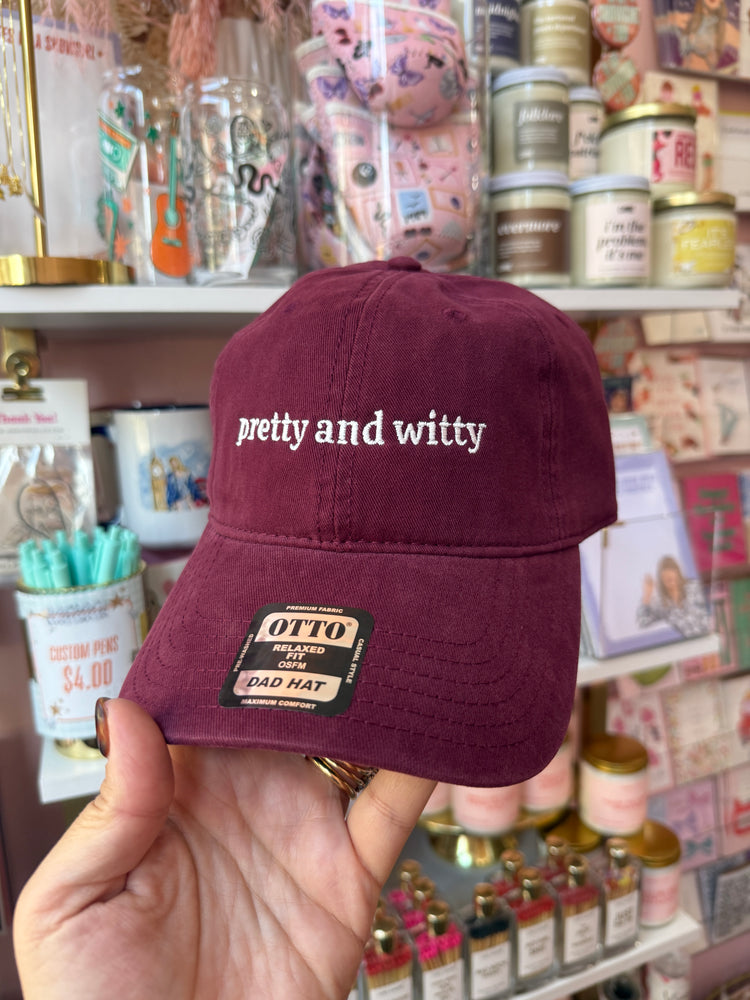 Pretty and Witty Embroidered Dad Hat