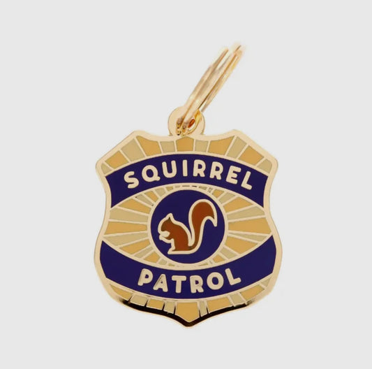 Squirrel Patrol Pet ID Tag