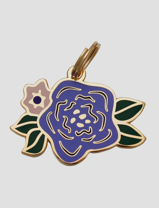 Wild Flower Pet ID Tag